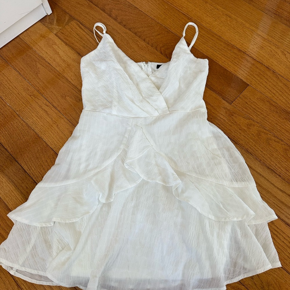 Trixxi White Sleeveless Dress